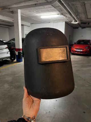 Máscara de soldadura negra