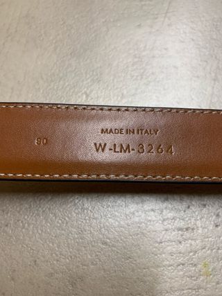 Cinturón Celine Marrón y Dorado