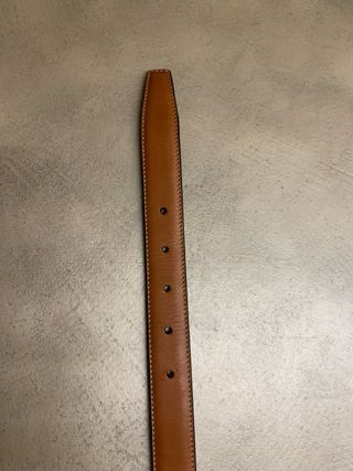 Cinturón Celine Marrón y Dorado