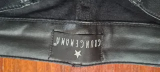 Pantalones de cuero Grungemama negros mujer