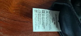 Pantalones de cuero Grungemama negros mujer