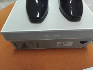 Stivaletti Tamaris n.39 neri lucidi