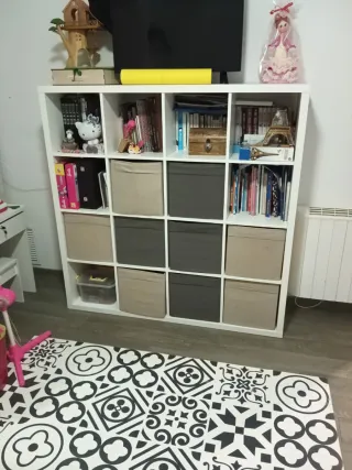 Estantería modular blanca