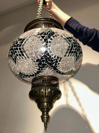 Lámpara de techo estilo árabe mosaico