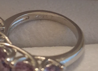 Anello riviera argento ametista