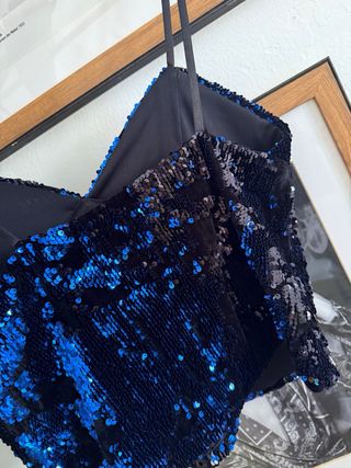 Top lentejuelas Zara