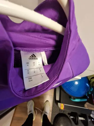 Camiseta Entrenamiento Real Madrid Adidas Morada