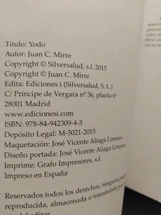 Yodo : ¡no estás enfermo! es el cuerpo el que t...