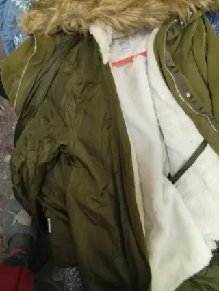 Anorak Mango forro polar extraíble.2x1