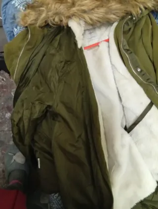 Anorak Mango forro polar extraíble.2x1