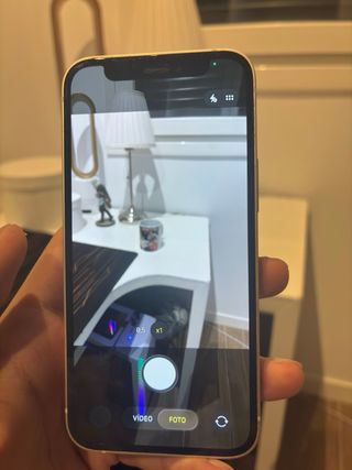 iPhone 12 mini blanco 64GB-86%salud de bateria