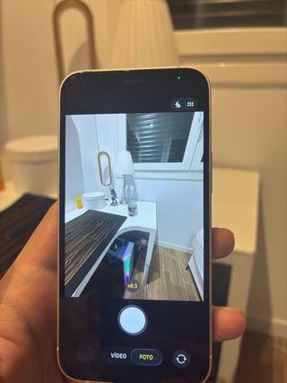 iPhone 12 mini blanco 64GB-86%salud de bateria