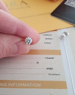 Pendientes Punto de Luz Moissanitas