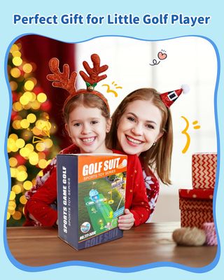 Set golf niños 18pzs con retorno automático