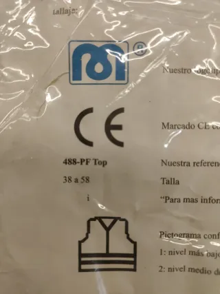 Pantalones EPI Alta Visibilidad Tallas 1x44-4x46-4