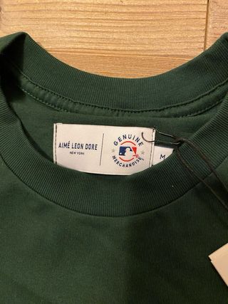 T-shirt Aime Leon Dore NY Yankees Verde