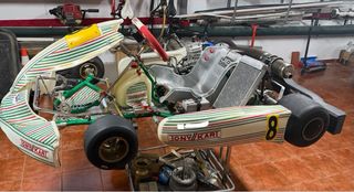 Tony Kart Motor Competición + Carro + accesorios.
