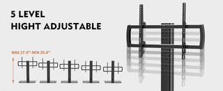 Soporte Mesa TV hasta 60kg VESA 100-600mm
