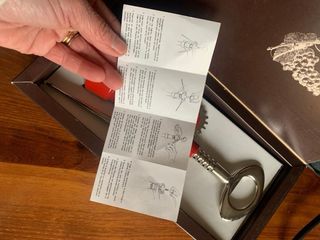 Cavatappi a leva rosso vintage elegante Tavernello