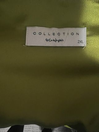 Camisola raso verde Talla XXL