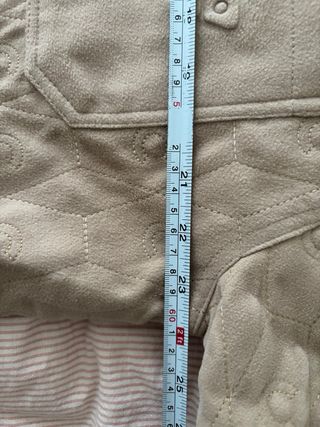 Casaco bege oversized homem