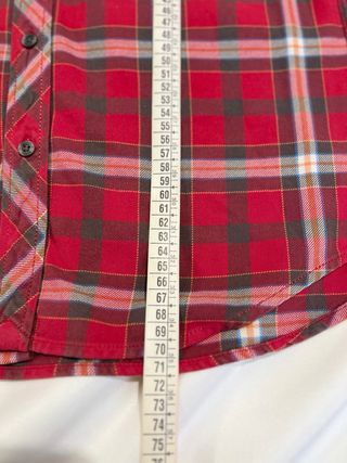 Camisa Tommy Hilfiger cuadros roja