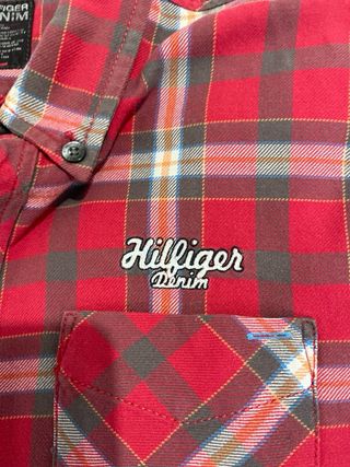 Camisa Tommy Hilfiger cuadros roja