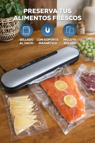 Envasadora Cecotec SealVac + Pack Bolsas