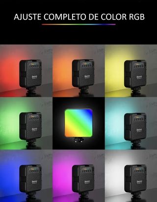Luz LED RGB Portátil