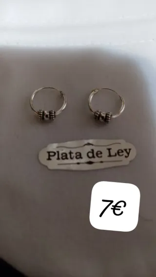 Pendientes Aro Plata de Ley
