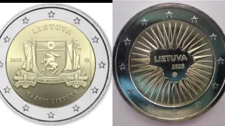 Moneda 2 euros Lituania conmemorativa 2025 SC