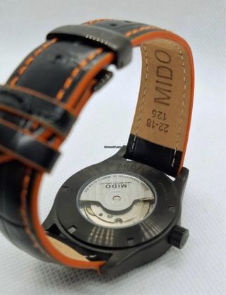 🇨🇭Reloj Mido Automático Multifort Negro Naranja