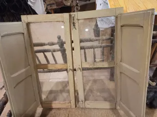 Ventanas con contra ventanas de madera