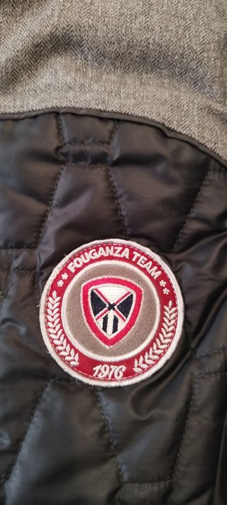 Chaleco acolchado Fouganza Talla S Negro/Gris