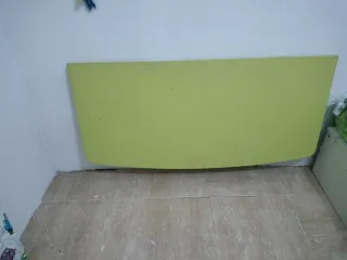 Mesa escritorio plegable o con patas y mesilla