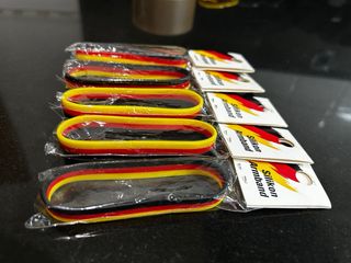 Pack 5 Pulseras Silicona Bandera Alemana