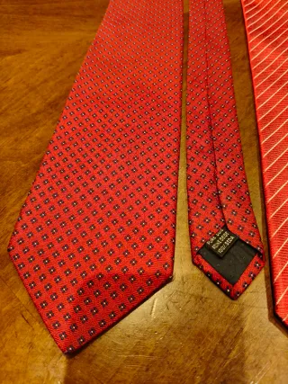 Corbata Seda Doncel Roja