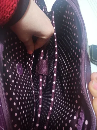 Borsa Hello Kitty Camomilla Viola Glitter