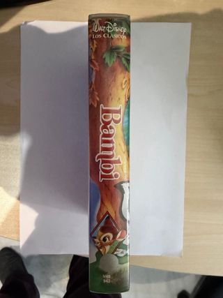 VHS Bambi Disney Los Clásicos Español