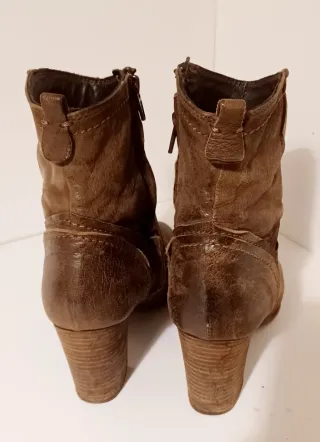 Botines Piel Marrón Francesco Morichetti