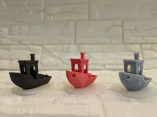 Lote de 9 Barcos 3D (Varios Colores)