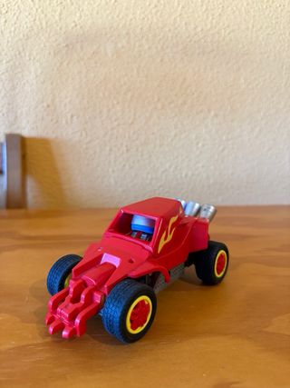 Coche de carreras y figura Playmobil