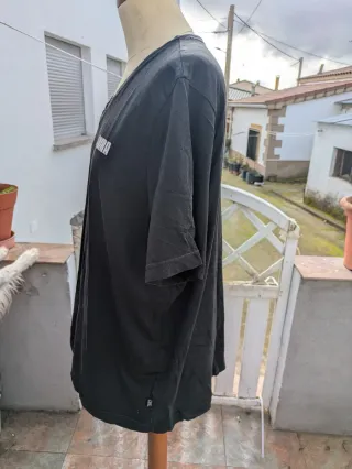 Camiseta Puma Negra Talla XL Manga Corta