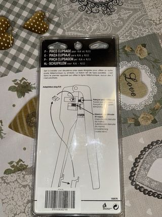 Pinzas para conectores RJ6 y RJ11