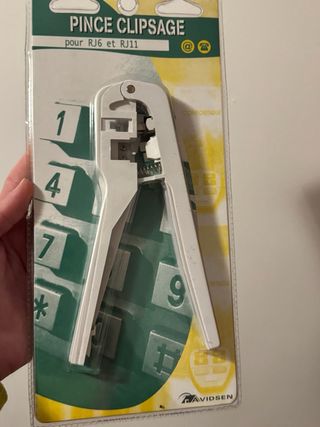 Pinzas para conectores RJ6 y RJ11