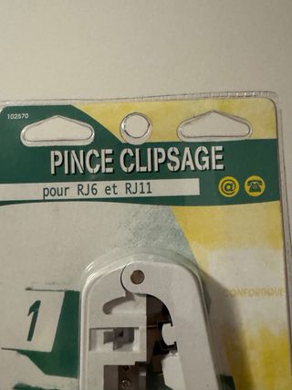 Pinzas para conectores RJ6 y RJ11