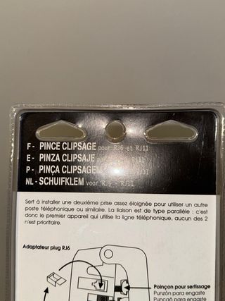 Pinzas para conectores RJ6 y RJ11