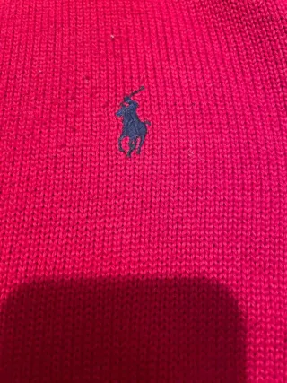 Jersey Polo Ralph Lauren cuello alto rojo