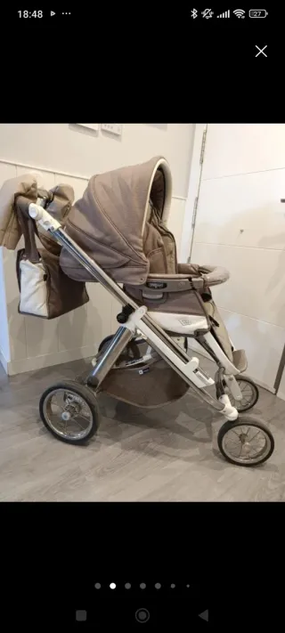 Carro bebé silla + capazo. Regalo accesorios