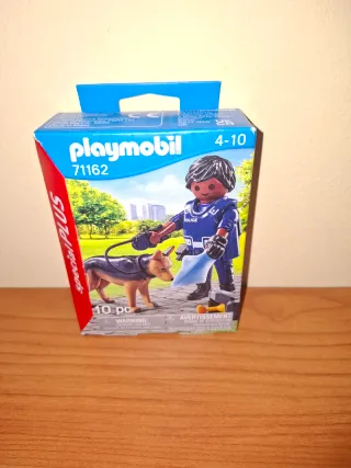 NUEVO!! Playmobil 71162 Policía con Perro